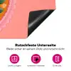 Illustratie - Bloemen - Rand - Roze Inductie beschermer vinyl 3mm klein -zzzzzzz-lf-onderkant