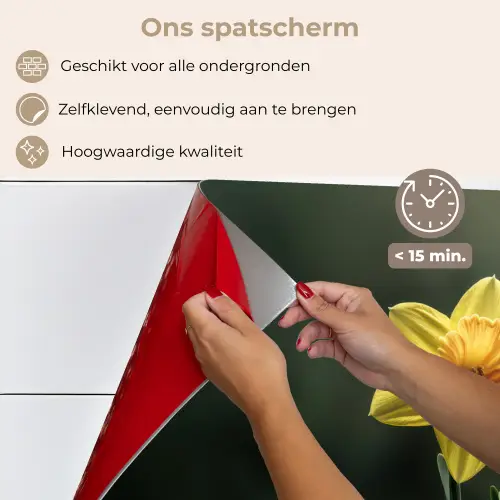Bloem - Narcis - Gras - Geel keuken achterwand spatscherm klein -spatscherm_NL