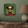Vrouw - Groen - Bril - Aesthetic - Modern plexiglas 5mm klein -sfeer3