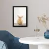 Konijn - Baby konijn - Dieren - Kind - Meisjes - Jongens fotolijst zwart zonder passe partout klein -sfeer4