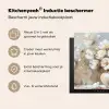 Vaas - Bloemen - Kunst - Goud Inductie beschermer vinyl 3mm middel -zzzzzzusp-haakje_NL