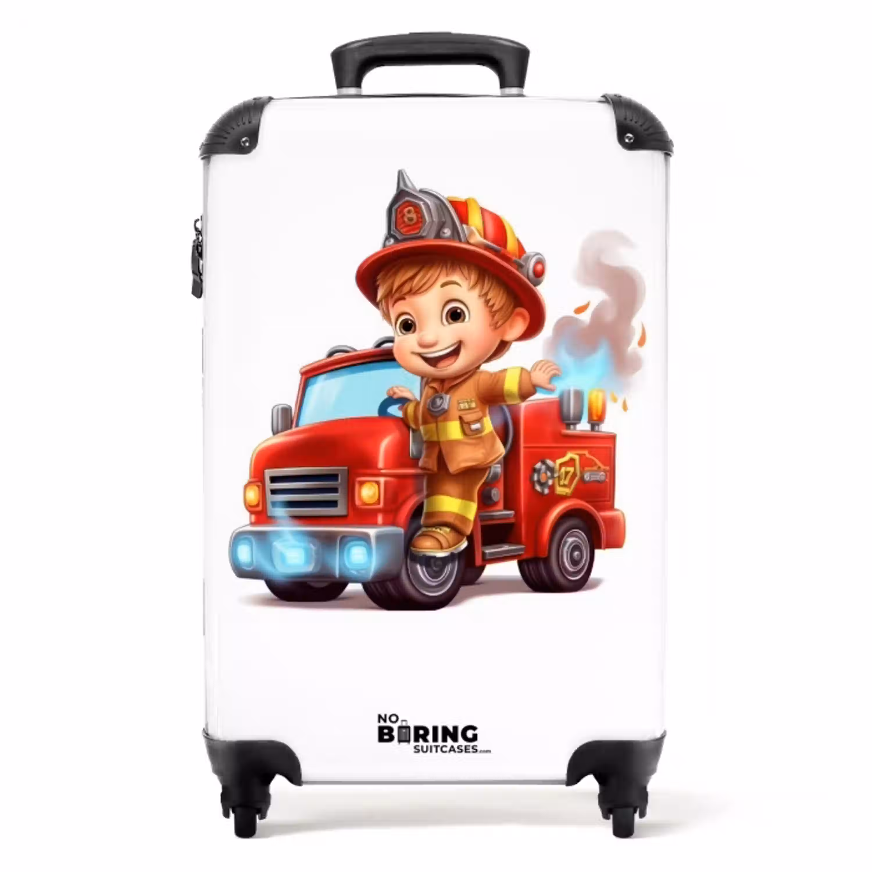 Bauke brandweer NBS - Handbagage koffer - Unisex middel -productfoto_recht