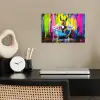 Ezel - Badkuip - Roze - Schuim poster papier klein -sfeer1