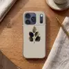 Beukenbladeren - Bruin - Groen - neutraal Telefoonhoesje iPhone 17 Pro klein -sfeer1