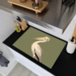 Pelikaan - Wit - Vogel - Klassiek - Natuur Inductie beschemer met haakjes klein -sfeer1