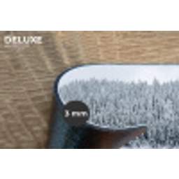 Bos - Reflectie - Meer - Winter - Serene Placemat vinyl groot -closeup