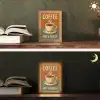 Koffie - Kop - Vintage - Quote Light Box met kabel (Tafellamp) klein -sfeer3