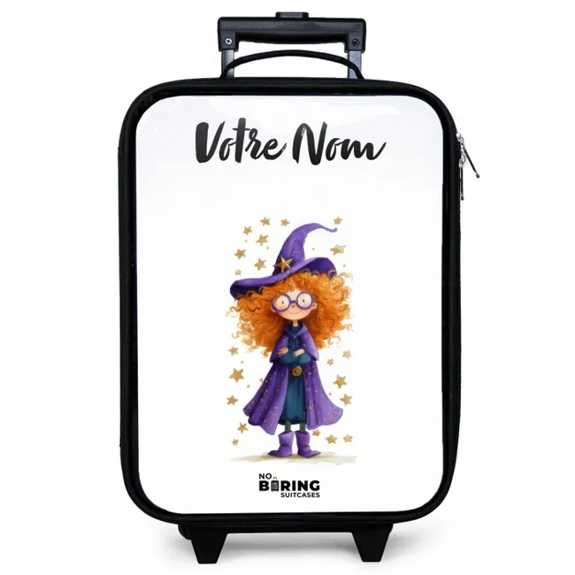 Sterrenmagie met krullen Kinderkoffer - Zwart klein -zzz_website3d