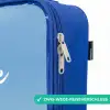 Rode racer Kinderkoffer - Blauw klein -rits_DE