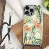 Glazen - Proosten - Bladeren - Groen Hoesje iPhone 16 Pro Max met koord klein -sfeer4