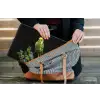 Parkiet - Tak - Bladeren - Geel laptophoes neopreen klein -tas