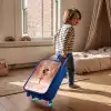 Fee met madeliefjes Kinderkoffer - Blauw klein -sfeer1