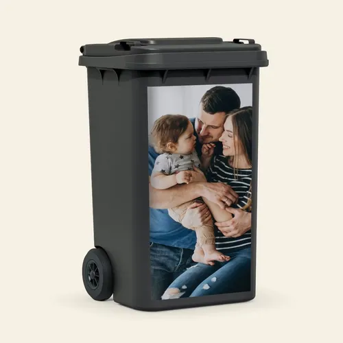 Container sticker met foto