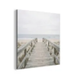 Duinen - Vlonder - Oceaan aluminium wit klein -3d