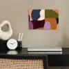 Vormen - Abstract - Kleuren - Vierkant poster papier klein -sfeer1