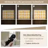 Geometrisch - Patroon - Geel - Roze Light Box met batterij (Wandlamp) middel 907 -USP_dimbaarNL