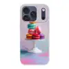 Macarons - Schaal - Pastel - Kleurrijk Telefoonhoesje iPhone 17 Pro klein -3d