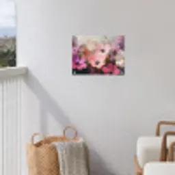 Bloemen - Kleurrijk - Bloei tuinposter los doek klein -sfeer8