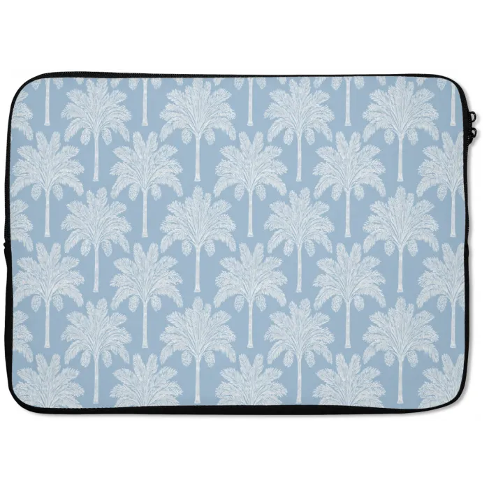 Palmboom - Modern - Blauw laptophoes neopreen klein 279 -zkaufland3dotto