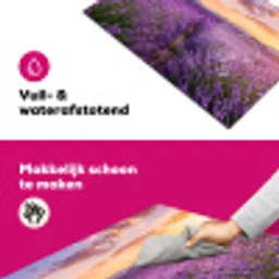 Lavendel - Veld - Natuur - Paars Inductie beschermer vinyl 3mm klein -wsfeer6_website