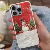 Feestvreugde - Winterbos - Kleurrijk Hoesje iPhone 16 Pro Max met koord klein -sfeer3