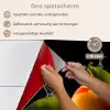 Mango - Fruit - Water - Zwart - Bladeren keuken achterwand spatscherm klein -spatscherm_NL