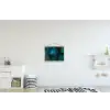 Palmblad - Tropisch - Natuur - Jungle textielposter latten blank klein -kinderkamer