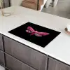 Vlinder - Roze - Nachtvlinder Inductie beschermer vinyl 3mm klein -sfeer8