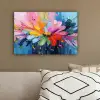 Kleuruitbarsting - Expressieve sfeer - Bloem canvas 2cm klein -sfeer3