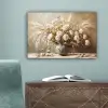 Bloemen - Vaas - Stilleven - Beige canvas 2cm klein -sfeer4