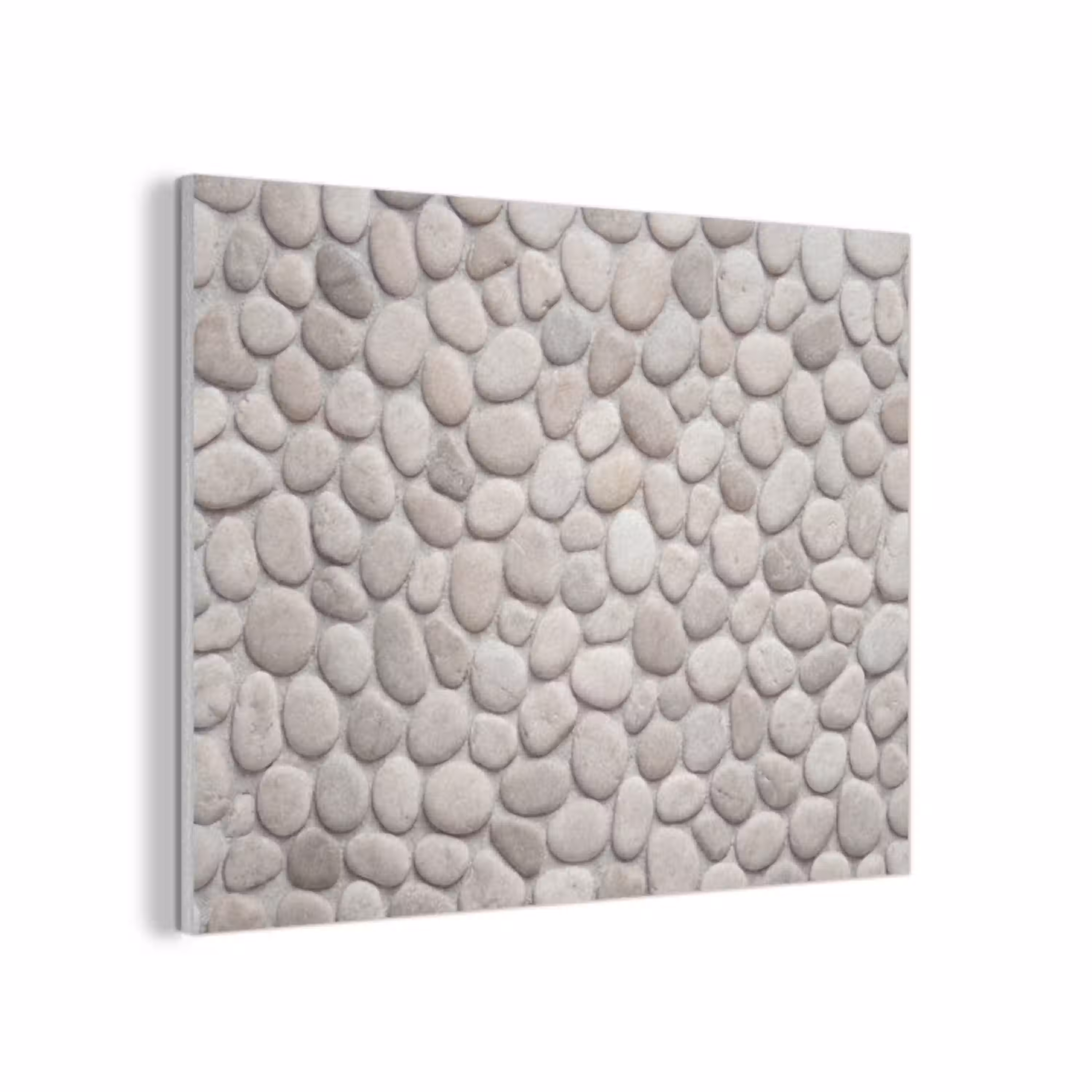 Steen - Kiezel - Natuur - Minimalistisch - Beige PET vilt klein -3d