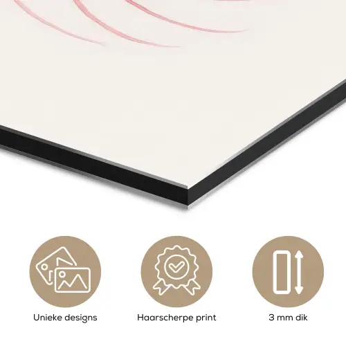 Kwal - Tentakels - Roze aluminium wit klein -closeup_NL
