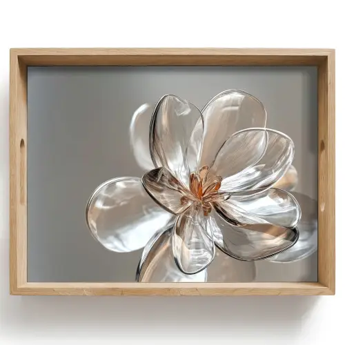 Bloem - Glazen - Doorzichtig Dienblad Rechthoek middel -z3d_shopping