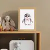 Pinguïn - Strikje - Roze - Dier Light Box met kabel klein -sfeer2_kind