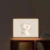 Pony - Minimalistisch - Pastel Light Box met batterij (Wandlamp kind) middel -sfeer1_kind