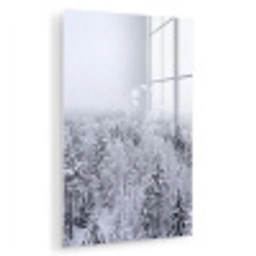 Bos - Sneeuw - Winter - Natuur - Wit plexiglas 5mm klein -zzzproduct_nieuw