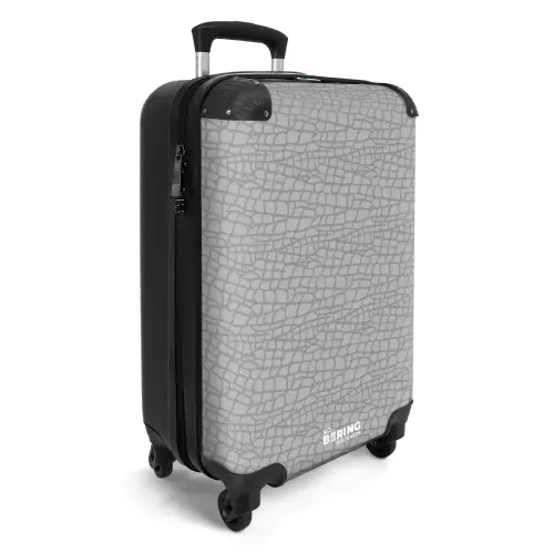 Patroon van grijze schubben NBS - Handbagage koffer - Kinderen Unisex middel -productfoto_3d