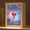 Buitenaards wezen - Rood - Planeten Light Box met kabel klein -zzz_3d_website