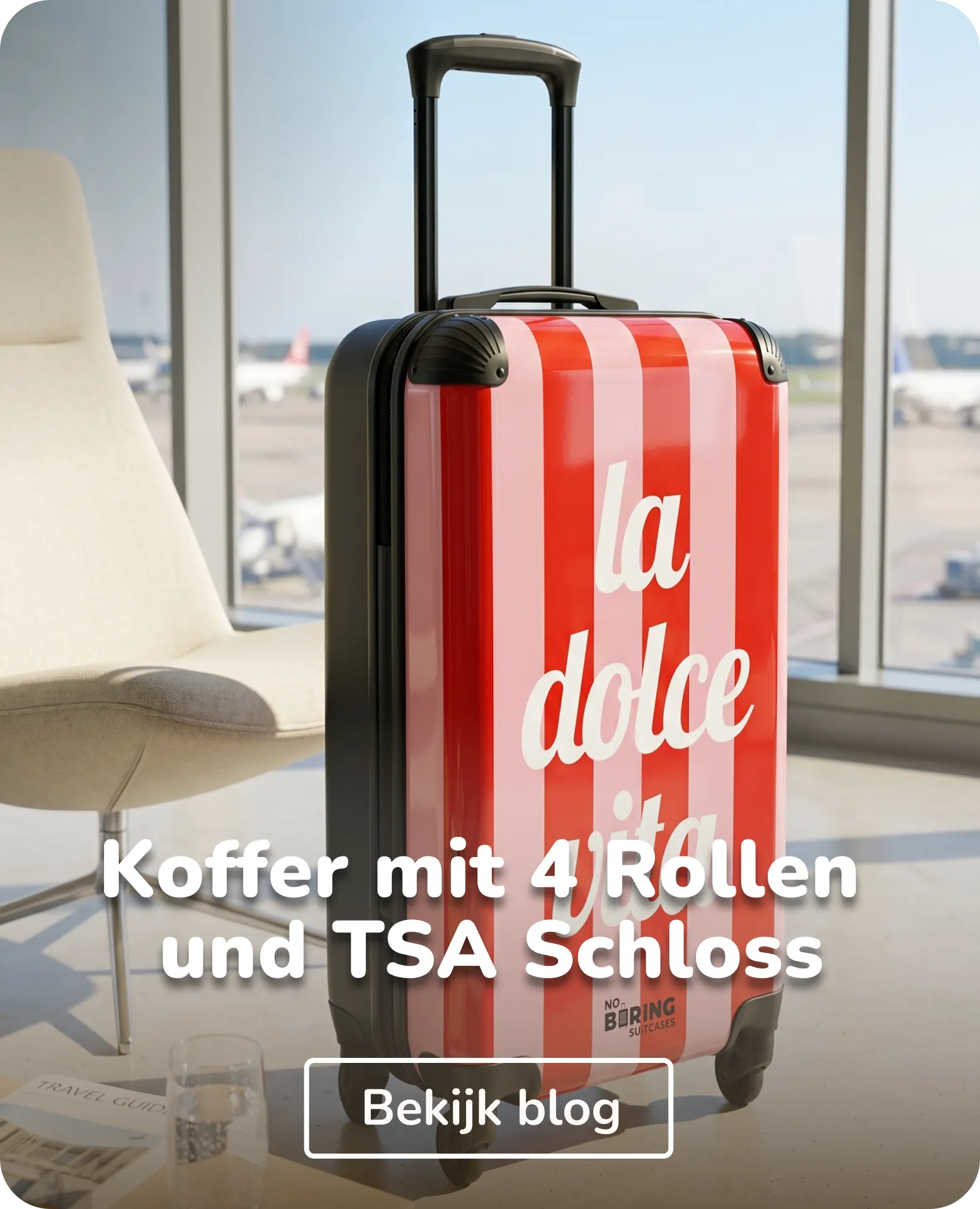 Koffer mit 4 Rollen und TSA Schloss