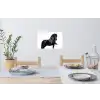 Fries - Hengst - Modern Muursticker klein -eettafel