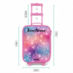 Sterren - Abstract - Kleuren Kinderkoffer - Roze klein -productfoto_formaten