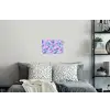 Schelpen - Paars - Blauw - Patroon Muursticker klein -slaapkamer