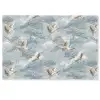 Wolken - Kraanvogels - Blauw Deurmat klein 898 -zkaufland3d