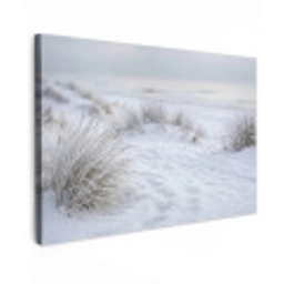 Duinen - Sneeuw - Strand - Winter - Serene canvas 2cm klein -z3d