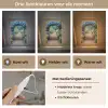 Doorkijk - Bloemen - Hortensia - Pad Light Box met kabel (Wandlamp) klein -USP_lichtkleurNL