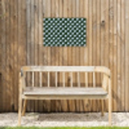Ballen - Golf - Groen Tuinposter op houten frame 2 cm dik klein 845 -sfeer4