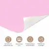 Tequila texted you - Roze - Blauw deurposter klein -closeup_NL