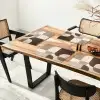 Geometrisch - Geweven structuur - Modern Placemat vinyl groot -zzsfeer4_Kitchenyeah-website