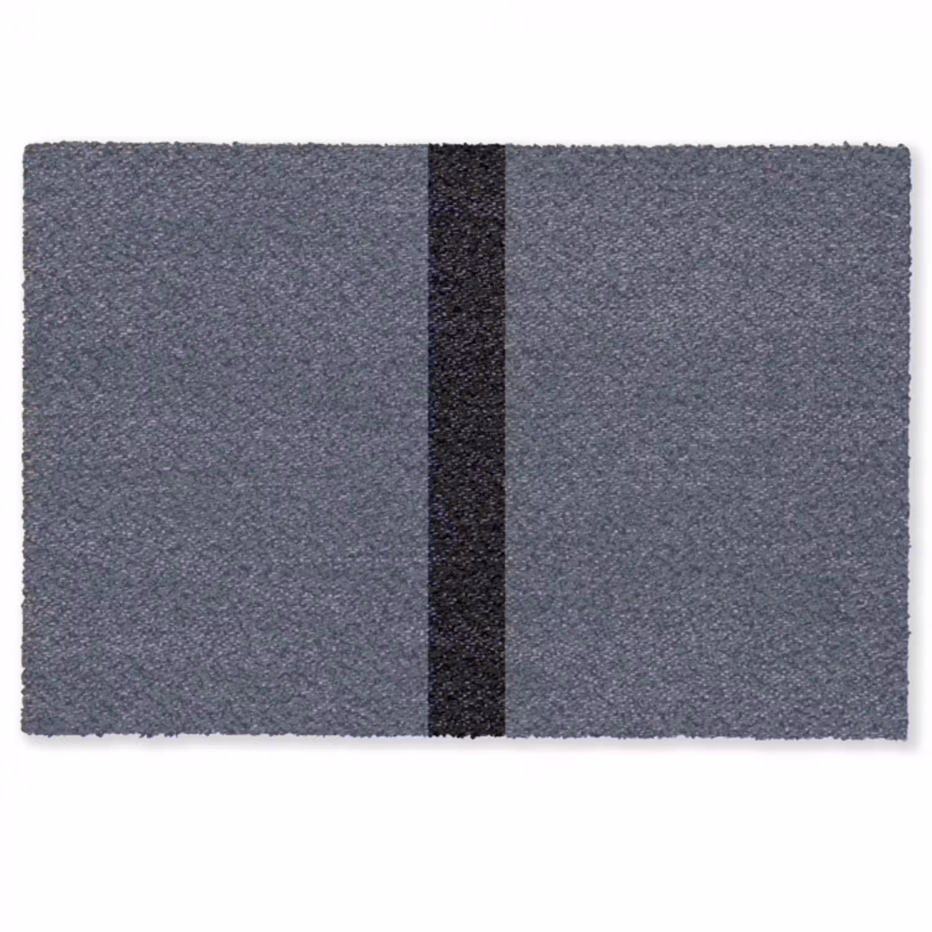 Blauw - Zwart - Streep - Minimalistisch Deurmat klein -zkaufland3d