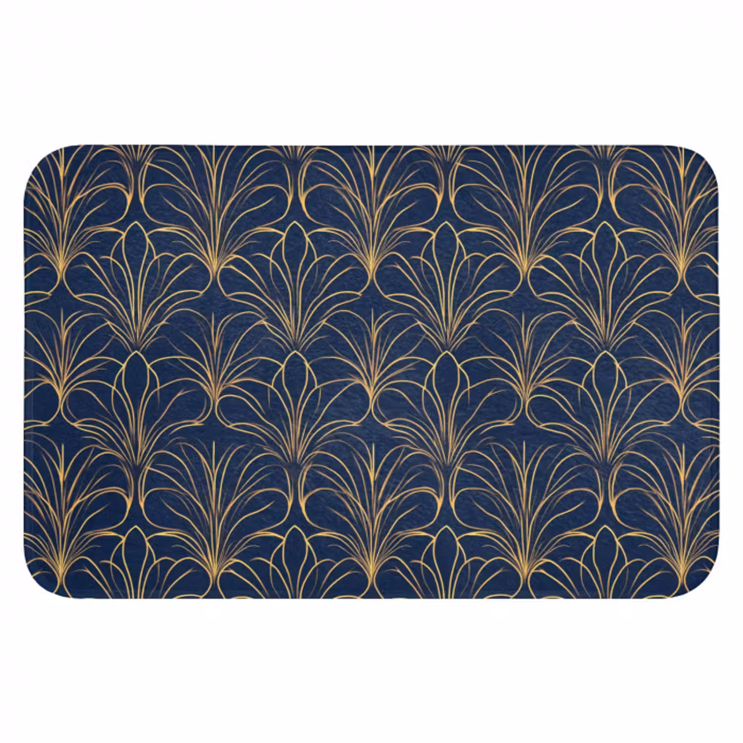 Badematte - Deco - Ventilator - Blau